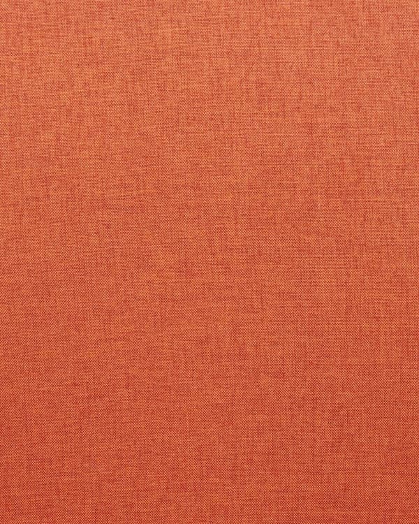Uppsättning med 2 matstolar Orange tygklädda Svarta ben Retrostil Vardagsrumsmöbler
