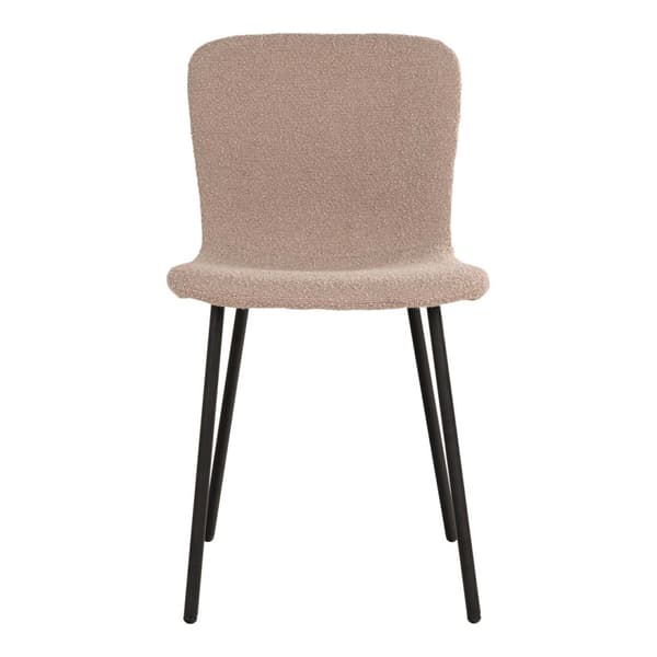 2 x  Halden spisestuestol bouclé beige.