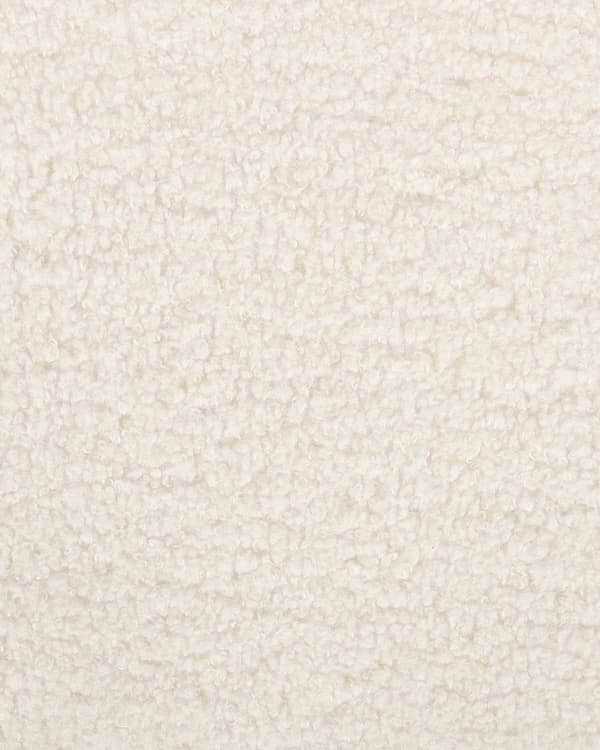 Uppsättning med 2 matstolar Klädsel i krämfärgad polyester Svarta metallben Armlöst böjt ryggstöd Modern och samtida design