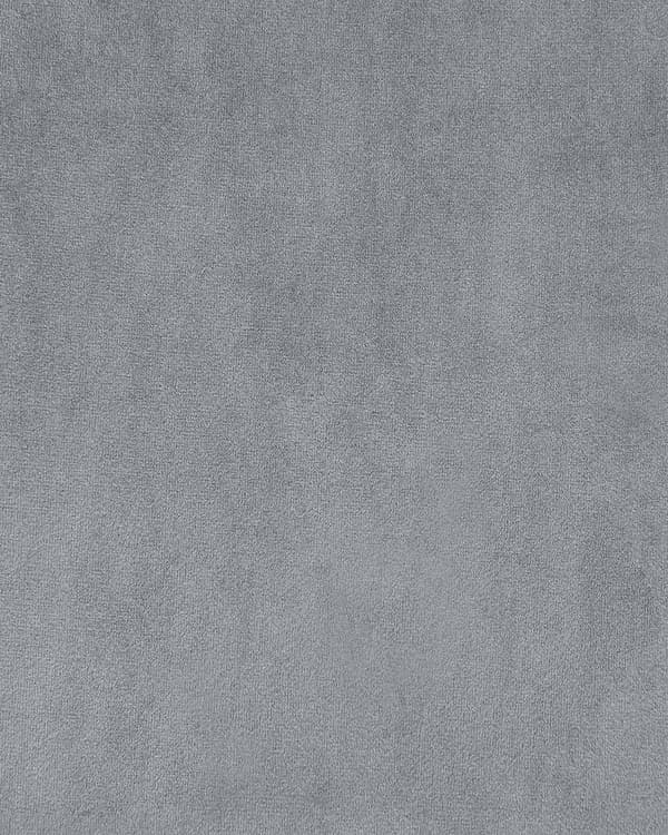 Accentstol Grå Klädsel Sammet Rund Sits Retro Minimalistisk