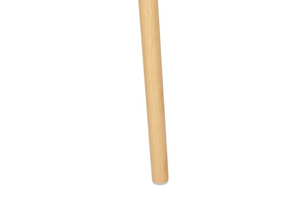Sett med 2 Spisestoler Metallramme Lyst Tre Beige Stoffsete Wienerflette Ryggstøtte Retro Sitteplasser