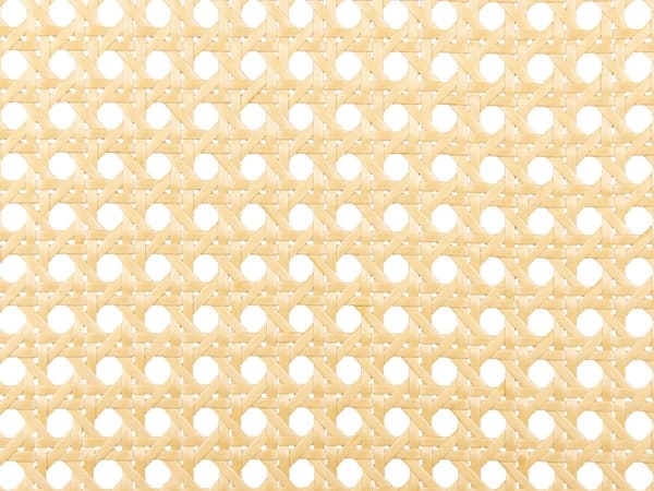 Sett med 2 Spisestoler Metallramme Lyst Tre Beige Stoffsete Wienerflette Ryggstøtte Retro Sitteplasser