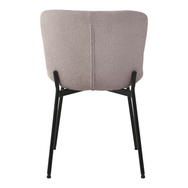 2 x Maceda spisestuestoler bouclé beige.