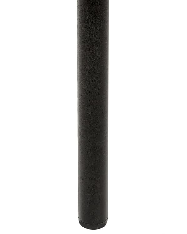 Set om 2 Matstolar Taupe Bouclé Utan Armstöd Metallben Retro-design Matsal Kök
