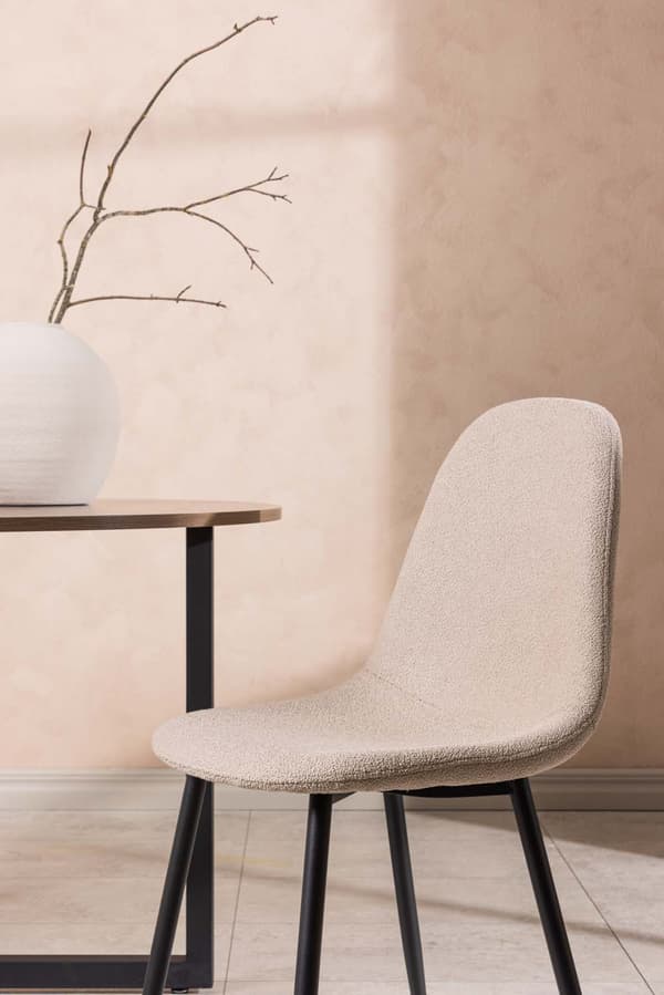 2 x Polar spisestuestoler beige.
