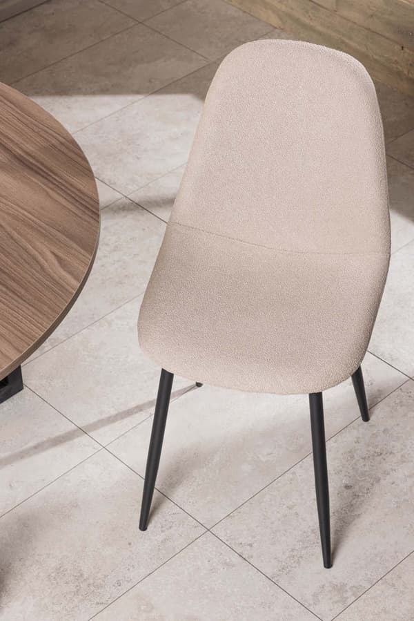 2 x Polar spisestuestoler beige.