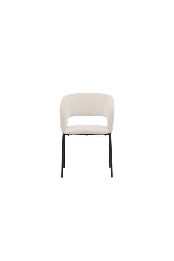 2 x Day spisestuestoler med armlener offwhite.