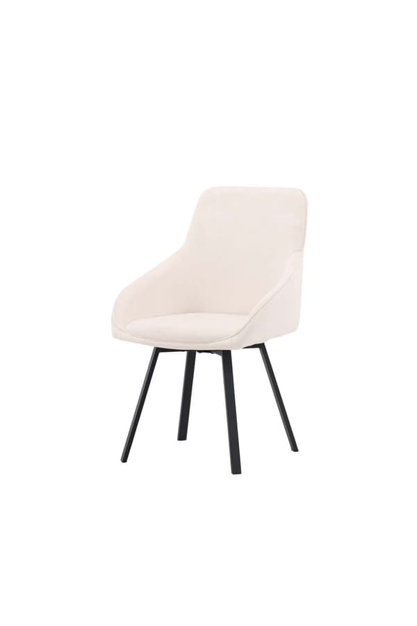 2 x Rosie spisestuestoler med armlener beige.