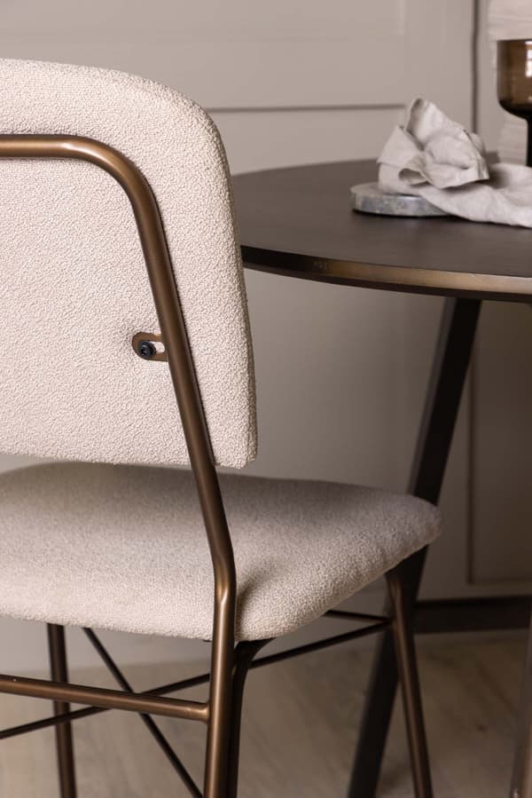 2 x Seda spisestuestoler beige, brun.
