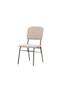 Miniatyrbilde 2 av 5: 2 x Seda spisestuestoler beige, brun.