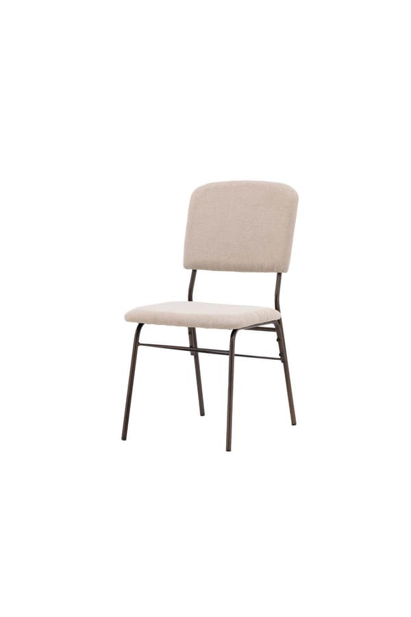 2 x Seda spisestuestoler beige, brun.