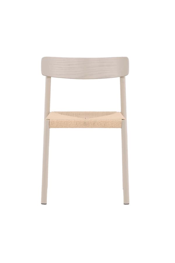 Malmön spisestuestoler flett beige.