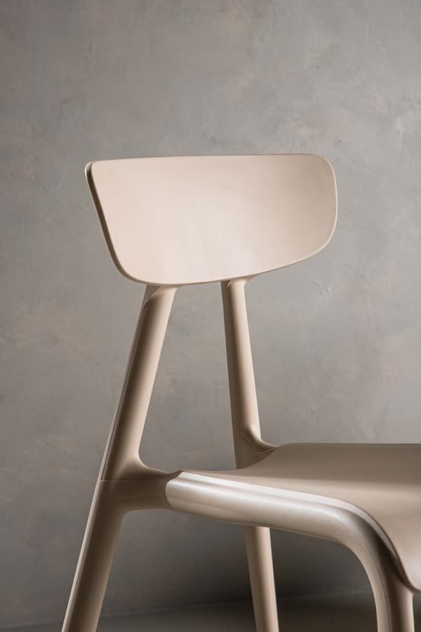 2 x Ursholmen spisestuestoler plast beige.