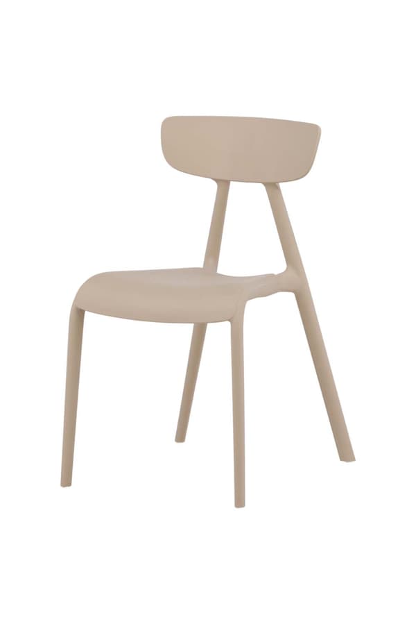 2 x Ursholmen spisestuestoler plast beige.
