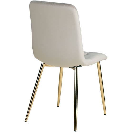 Spisestuestol - Æg - Creme Velvet - 1 stk
