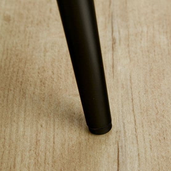 Ruokapöydän tuoli - Muna - Verhoiltu tummanharmaalla - 1 kpl