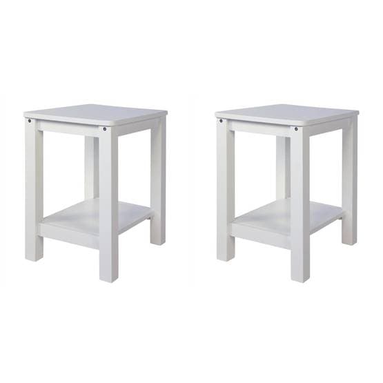 Barstol - Set om 2 - Vit