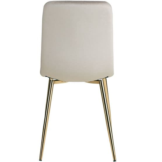 Matsalsstol - Egg - Cream Sammet - 6 St
