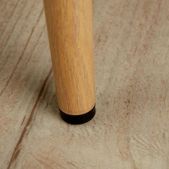 Ruokapöydän tuoli - Muna - Verhoiltu harmaalla - 6 kpl
