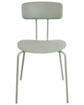 Miniatyrbild 5 av 8: Matstolar set om 2 Ljusgrön Plastsits Metallben Utan Armstöd Modern Design Kök Matsal