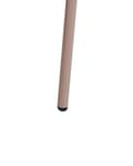 Miniatyrbilde 8 av 10: Sett med 2 spisestoler Beige Metalltråddesign Kunstskinn Svart setepute Aksent industriell glam-stil