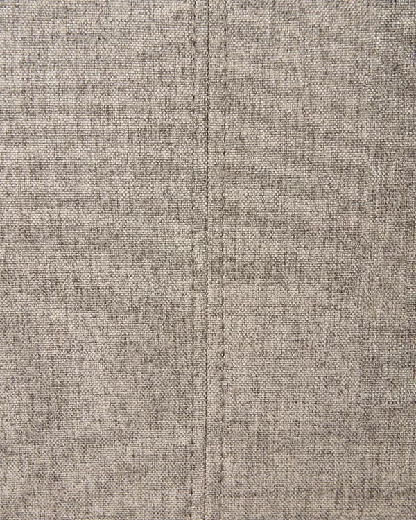 Sett med 2 Spisestuestoler Taupe Stoff Møbeltrekk Lyst Tre Moderne Eklektisk Stil