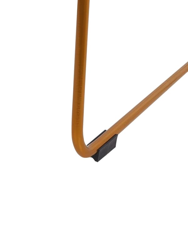 Sæt med 2 spisebordsstole Guld metal Ståltråd Design Kunstlæder Sort sædehynde Glam Industrial Modern stil