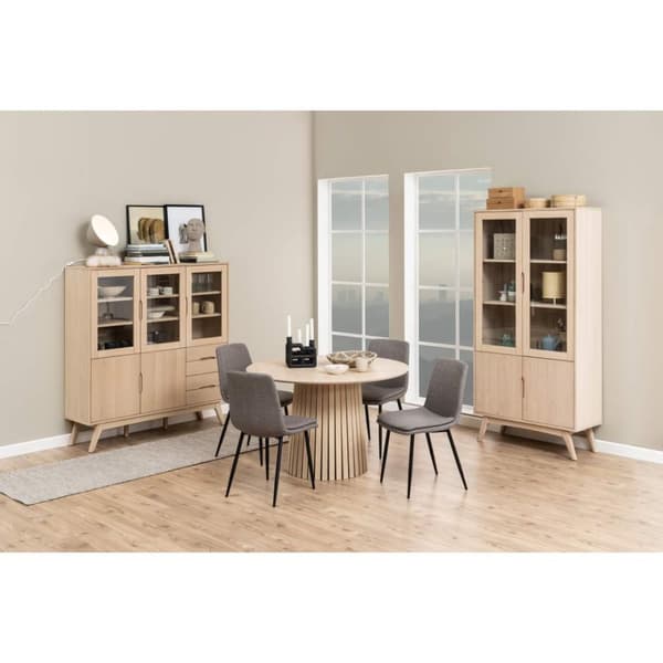 4 x Becca spisestuestol brun.
