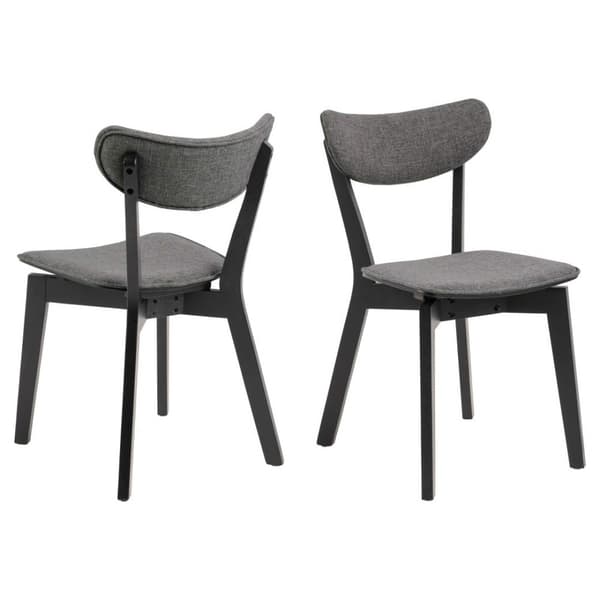 2 x  Roxby spisestuestol grå.