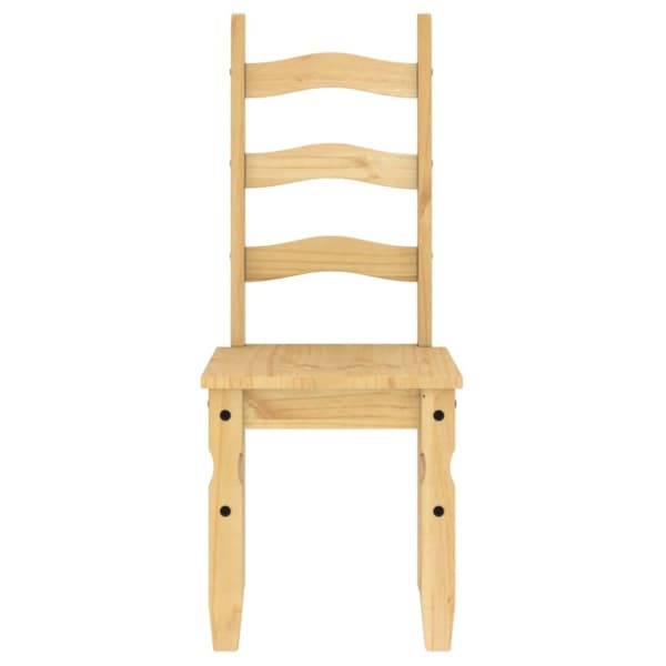 vidaXL Spisestoler 2 stk Corona 42x47x107 cm heltre furu