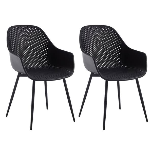 Rootz Scandinavian Style onttoselkäinen ruokapöydän tuoli - Moderni tuoli - Tukeva tuoli - Ergonominen muotoilu - Helppo huoltaa - Lattian suojaus - 5