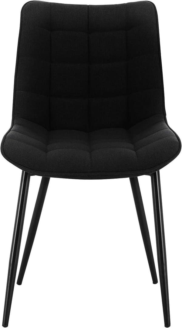 Rootz sæt med 6 spisestuestole - Komfortable siddepladser - Stilfuldt design - Holdbar konstruktion - Linned og metal - 85,5 cm x 46 cm x 40,5 cm