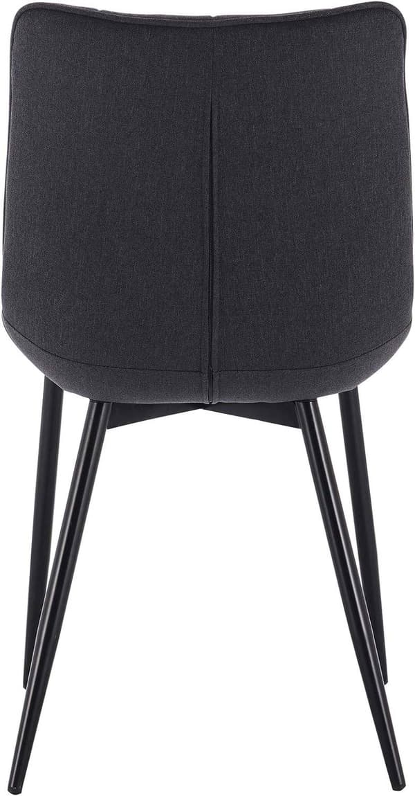 Rootz sæt med 6 spisestuestole - Komfortable siddepladser - Stilfuldt design - Holdbar konstruktion - Linned og metal - 85,5 cm x 46 cm x 40,5 cm