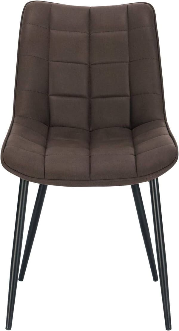 Rootz 6 ruokapöydän tuolin setti - Keittiötuolit - Modernit istuimet - Mukava Leathaire-kangas - Kestävä metallirunko - Ergonominen muotoilu - 85,5 cm