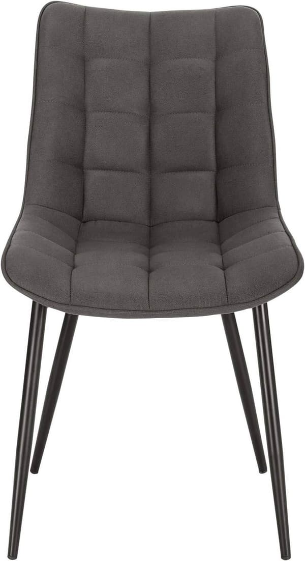 Rootz 6 ruokapöydän tuolin setti - Keittiötuolit - Modernit tuolit - Mukava Leathaire-kangas - Kestävä metallirunko - Ergonominen muotoilu - 46 cm x 4