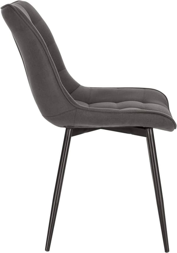 Rootz 6 ruokapöydän tuolin setti - Keittiötuolit - Modernit tuolit - Mukava Leathaire-kangas - Kestävä metallirunko - Ergonominen muotoilu - 46 cm x 4