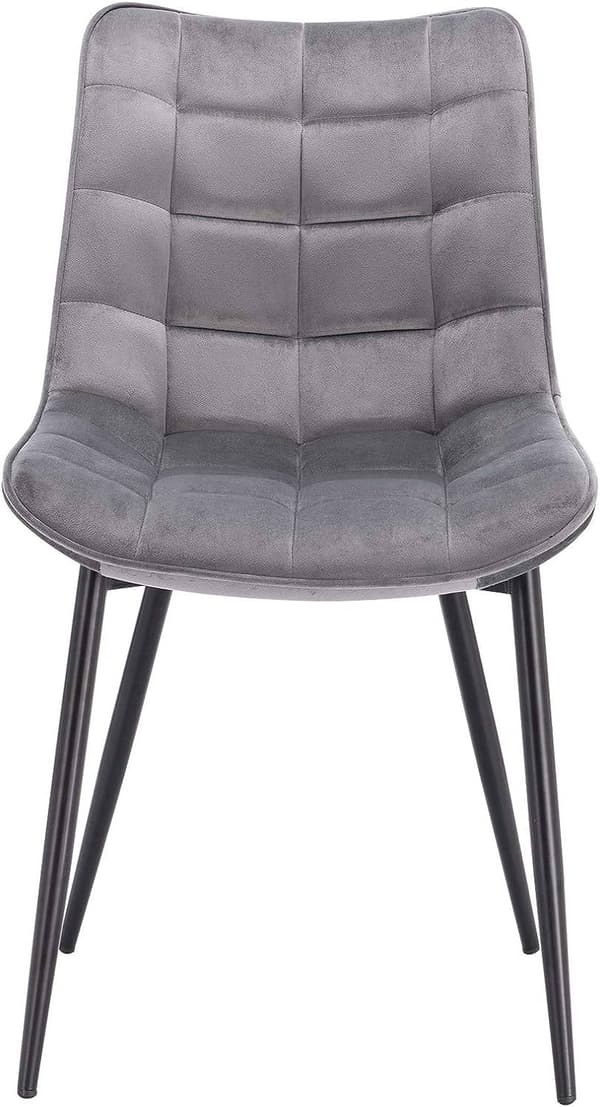 Rootz 8 ruokapöydän tuolin setti - Velvet-tuolit - Metallituolit - Poikkeuksellinen mukavuus - Kestävä ja tukeva - Monipuolinen muotoilu - 85,5 cm x 4