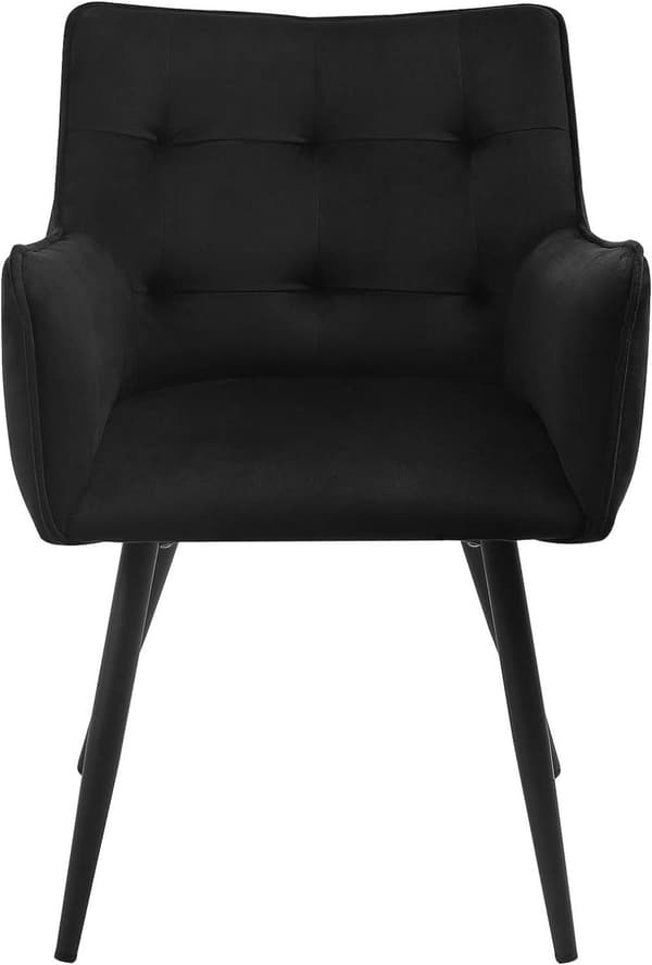 Rootz Velvet -ruokailutuolisarja 4 kpl - Tyylikkäät tuolit - Mukavat istuimet - Tiheävaahto - Tukeva metallirunko - Ergonominen muotoilu - 57 cm x 80