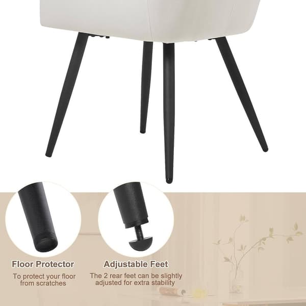 Rootz Velvet -ruokailutuolit - 4 kpl:n setti - Mukavat istuimet - Tyylikäs ja kestävä - Ergonominen muotoilu - Velvet & Metal - 57cm x 80cm x 57cm