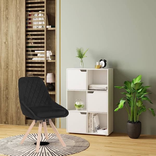 Rootz 2 ruokapöydän tuolin setti - Kääntötuolit - Velvet-istuimet - Ergonominen muotoilu - Kestävä - 360° kääntyvä toiminnallisuus - 84cm x 40cm x 41c