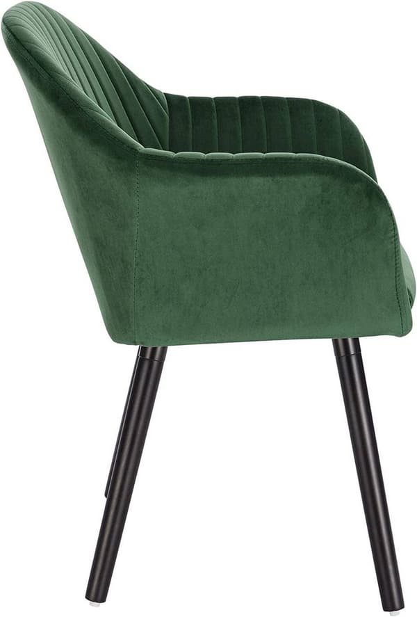 Rootz sæt med 6 spisestuestole - Spisestuestole i fløjl - Komfortable siddepladser - Nem montering - Holdbar konstruktion - 81 cm x 40 cm x 44 cm