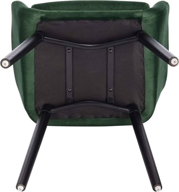 Rootz sæt med 6 spisestuestole - Spisestuestole i fløjl - Komfortable siddepladser - Nem montering - Holdbar konstruktion - 81 cm x 40 cm x 44 cm
