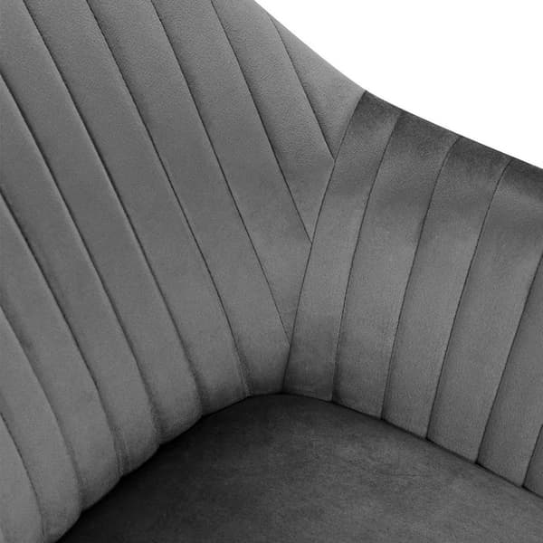Rootz Velvet spisestuestolesæt - Ergonomisk stol - Stilfuld siddeplads - Komfortabel, holdbar, nem montering - Fløjl, massivt træ, metal - 81 cm x 40