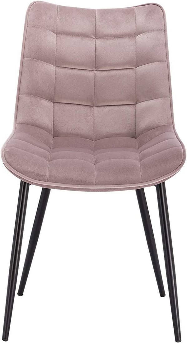 Rootz Velvet Dining Chair - Elegant Stol - Bekväma sittplatser - Plysch sammet, Ergonomiskt stöd, Slitstark metallram - 85,5 cm x 46 cm x 40,5 cm