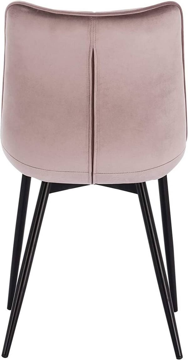 Rootz Velvet Dining Chair - Elegant Stol - Bekväma sittplatser - Plysch sammet, Ergonomiskt stöd, Slitstark metallram - 85,5 cm x 46 cm x 40,5 cm
