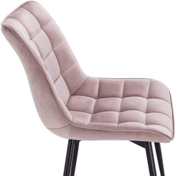 Rootz Velvet Dining Chair - Elegant Stol - Bekväma sittplatser - Plysch sammet, Ergonomiskt stöd, Slitstark metallram - 85,5 cm x 46 cm x 40,5 cm