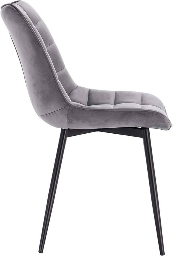 Rootz Velvet spisestuestole - Komfortable siddepladser - Stilfulde stole - Holdbare og stabile - Ergonomisk design - 46cm x 40,5cm x 85,5cm