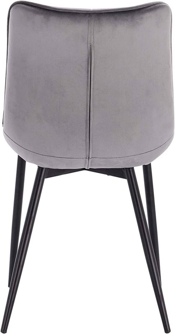 Rootz Velvet spisestuestole - Komfortable siddepladser - Stilfulde stole - Holdbare og stabile - Ergonomisk design - 46cm x 40,5cm x 85,5cm