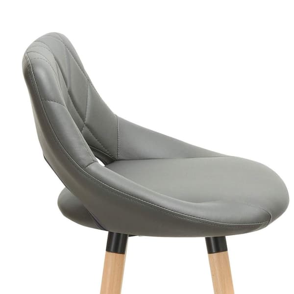 Rootz sæt med 6 spisestuestole - Fløjlssæder - Metalstel - Komfortabelt, holdbart, ergonomisk design - 46 cm x 40,5 cm sæde