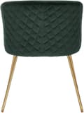 Pikkukuva 6 / 9: Rootz Velvet -ruokailutuoli - Tyylikäs tuoli - Mukavat istuimet - Ergonominen muotoilu, kestävä rakenne, tyylikäs monipuolisuus - 76,5 cm x 43 cm x 41